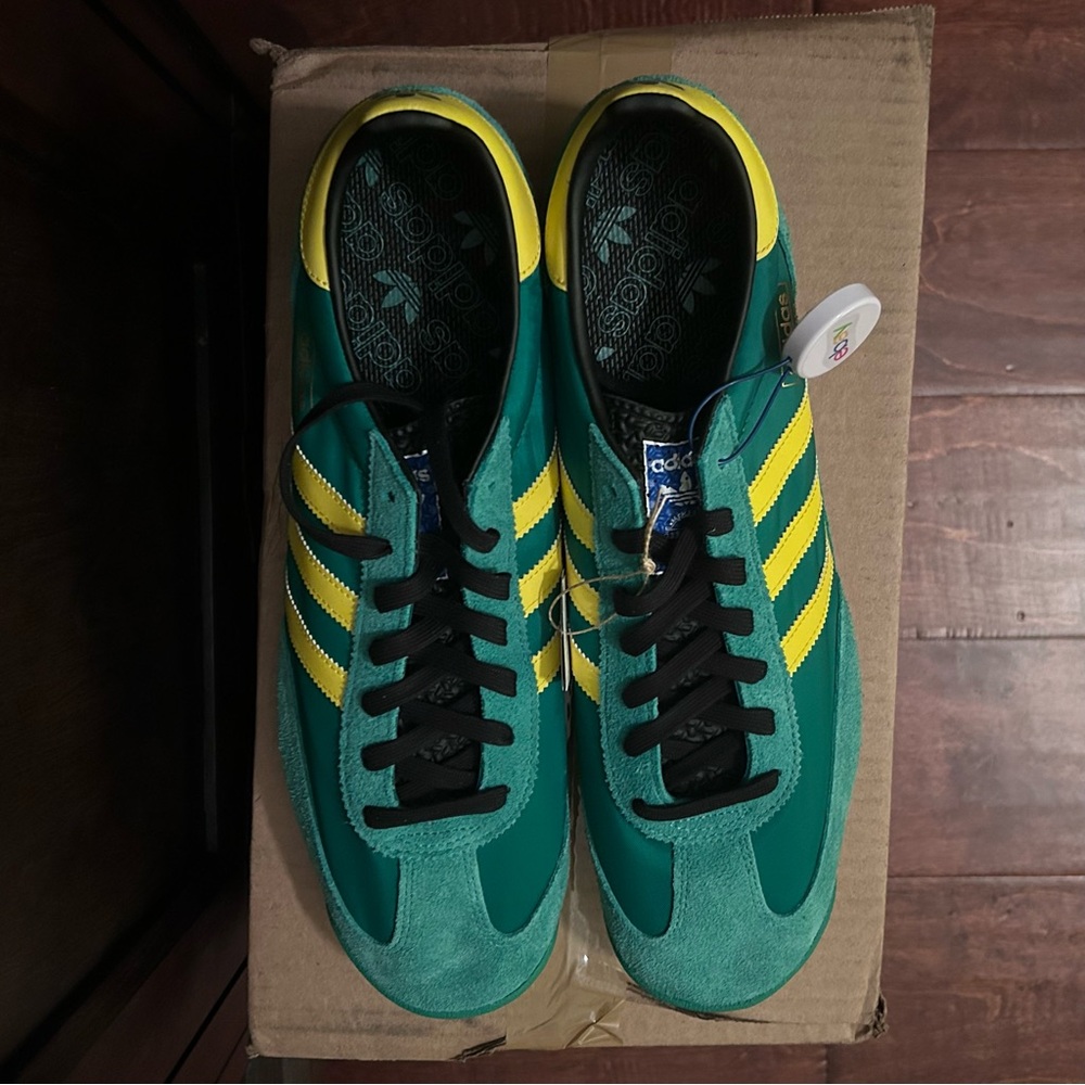 Adidas SL 72 Men's 14 in Green and Yellow - Picture 7 of 9